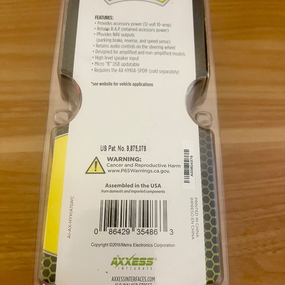 Axxess AX-HYKIA1-SWC Wiring Interface in select 2011-16 Hyundai and Kia vehicles - Picture 7 of 7